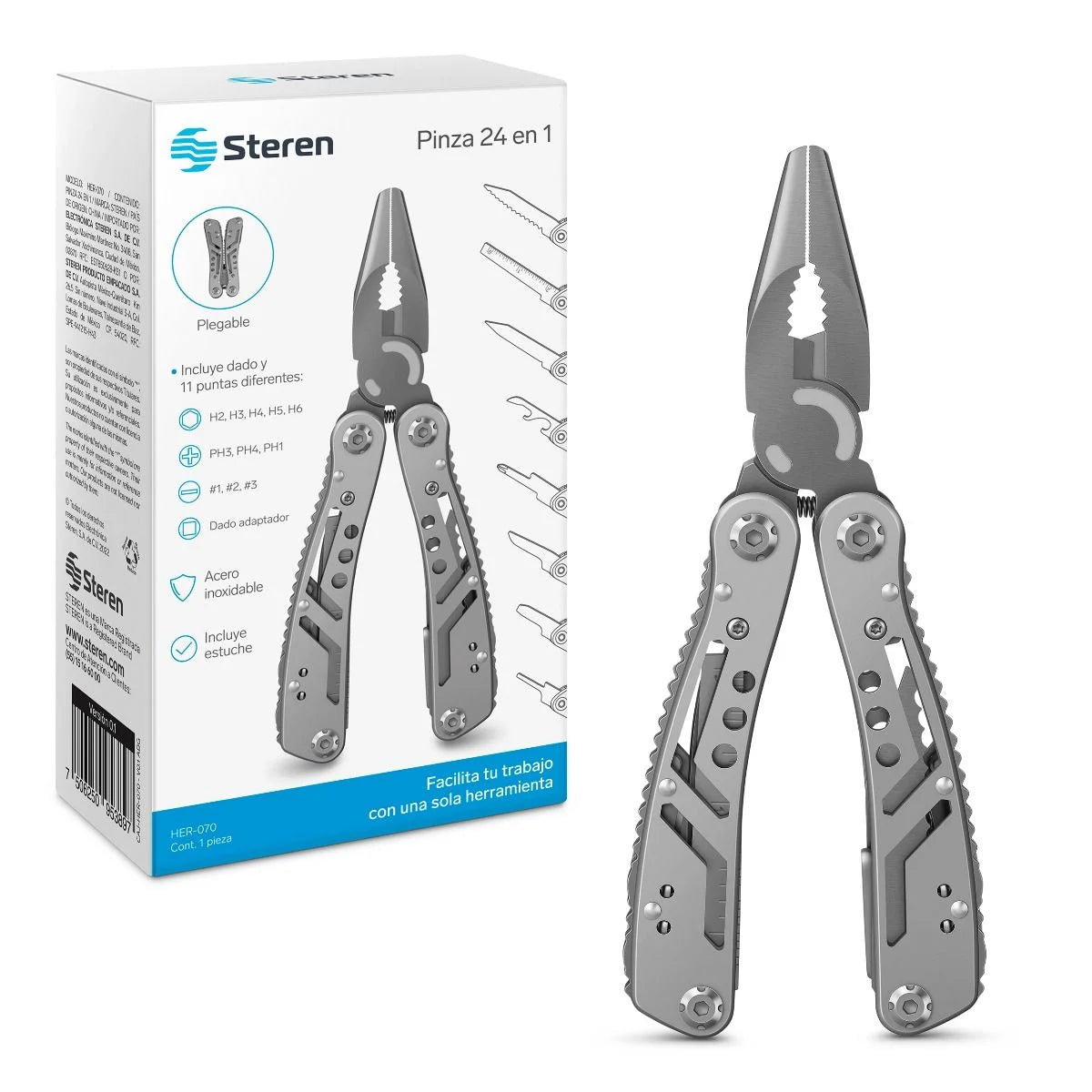 Pinza multiherramientas 24 en 1