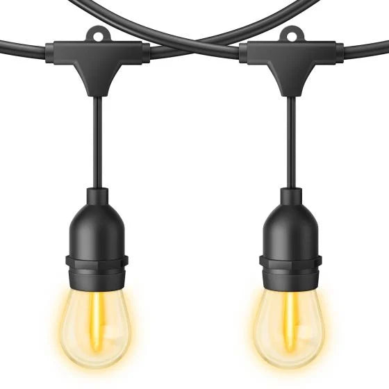 Serie LED de jardín de 12 focos para exterior