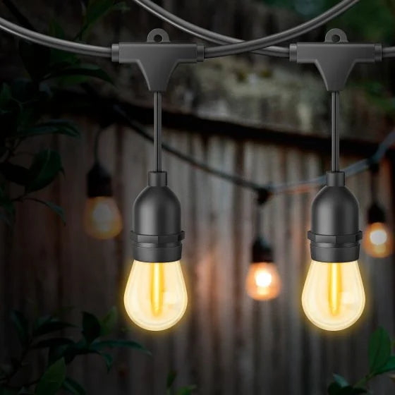 Serie LED de jardín de 12 focos para exterior