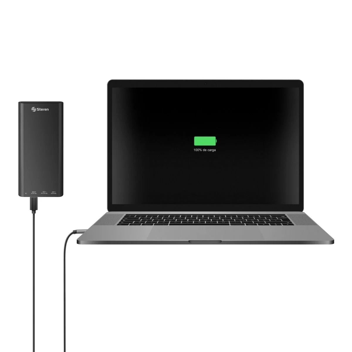 Power Bank de 18,000 mAh PD 45 W / QC 22,5 W con 1 salida USB C y 2 salidas USB