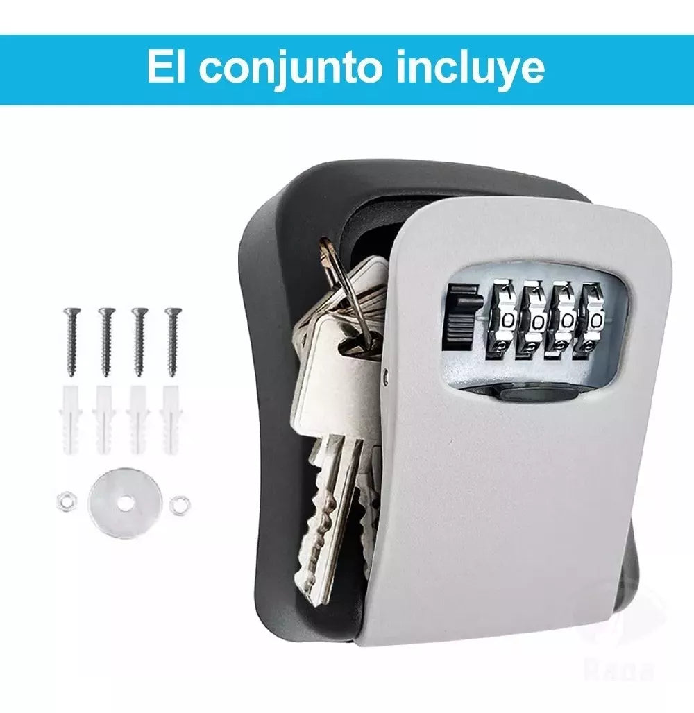 Caja De Almacenamiento De Llaves Empotrable En Pared Negro/gris en PUERTO ESCONDIDO