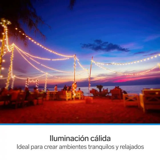 Serie LED de jardín de 24 focos para exterior