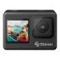 Cámara deportiva sumergible 4K Wi-Fi* con doble pantalla